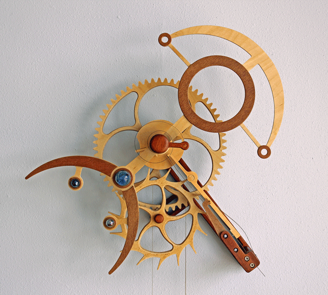 Simple Wooden Gear Clock Plans
